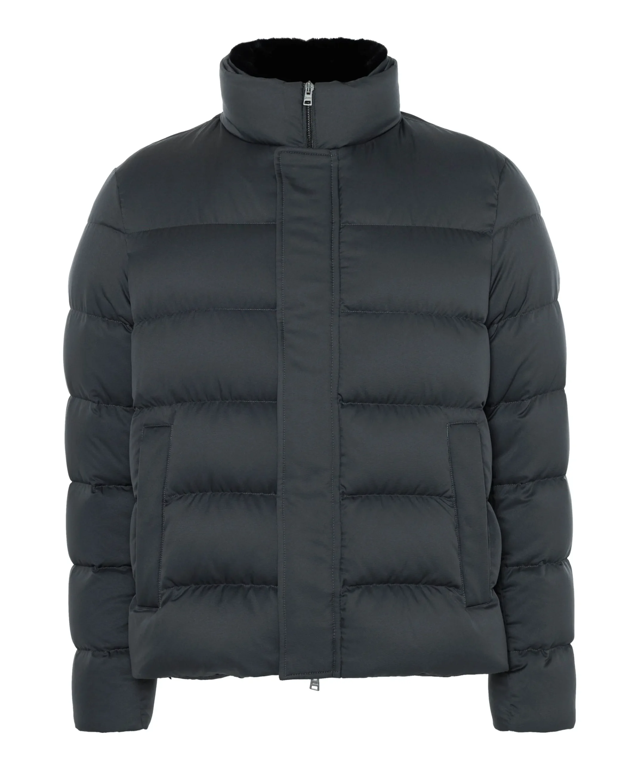 Heren jas grijs