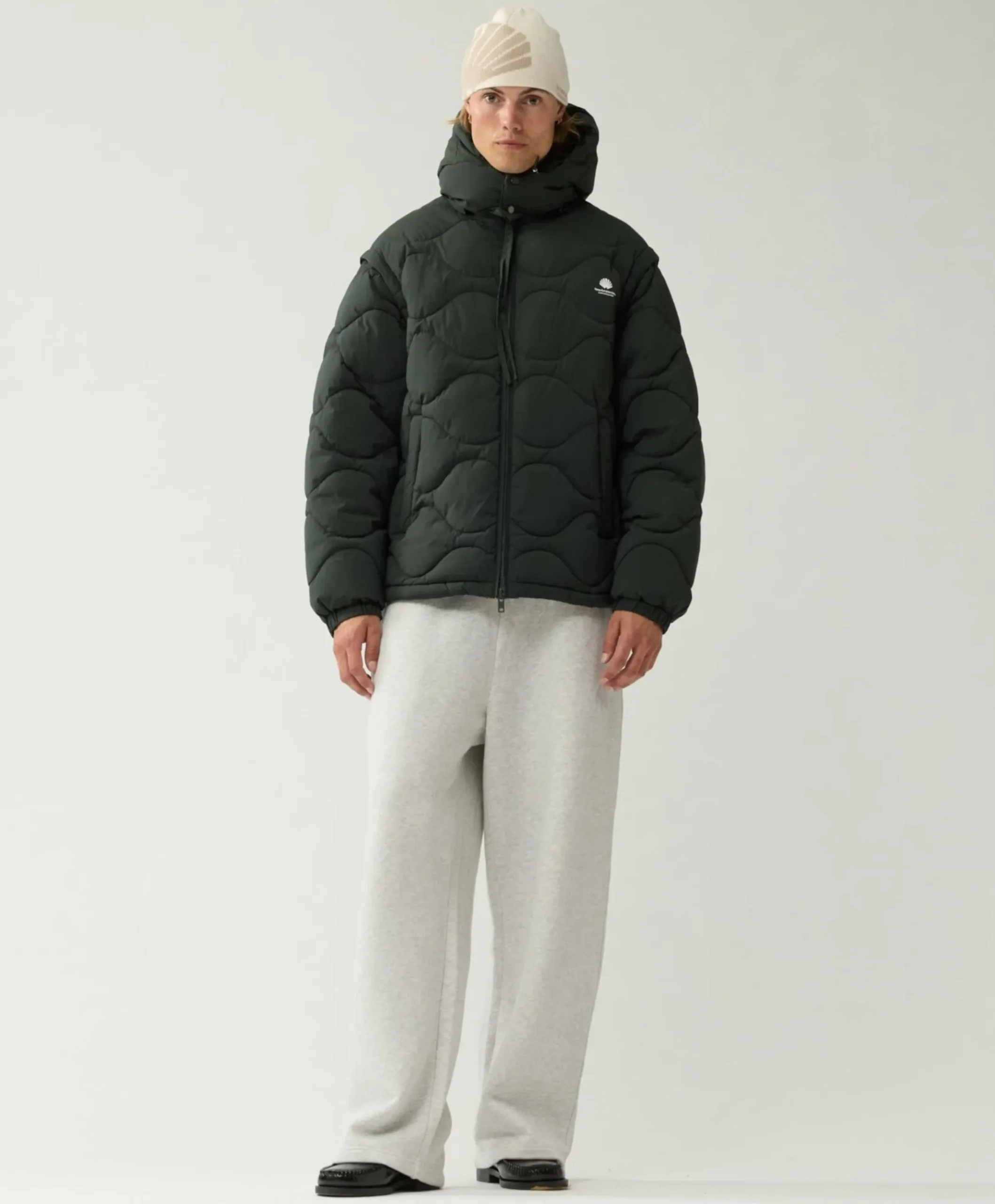 Heren jas groen