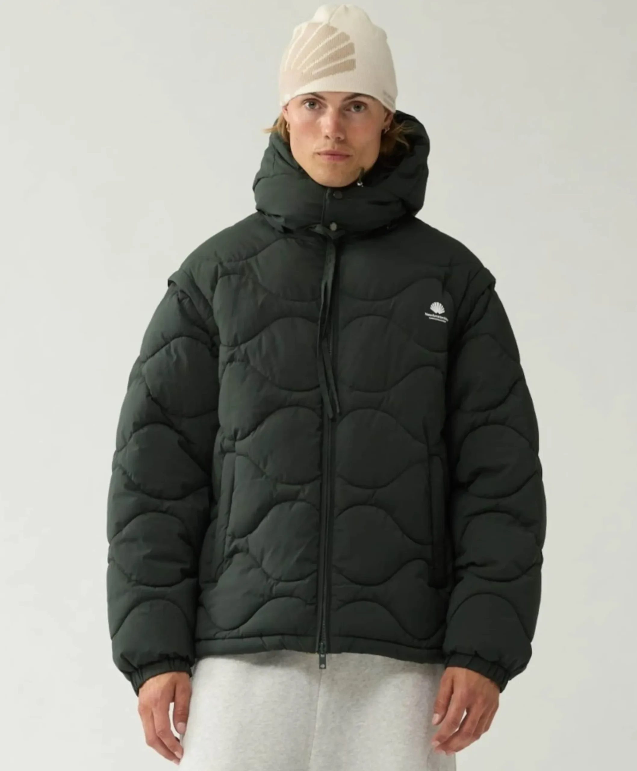 Heren jas groen