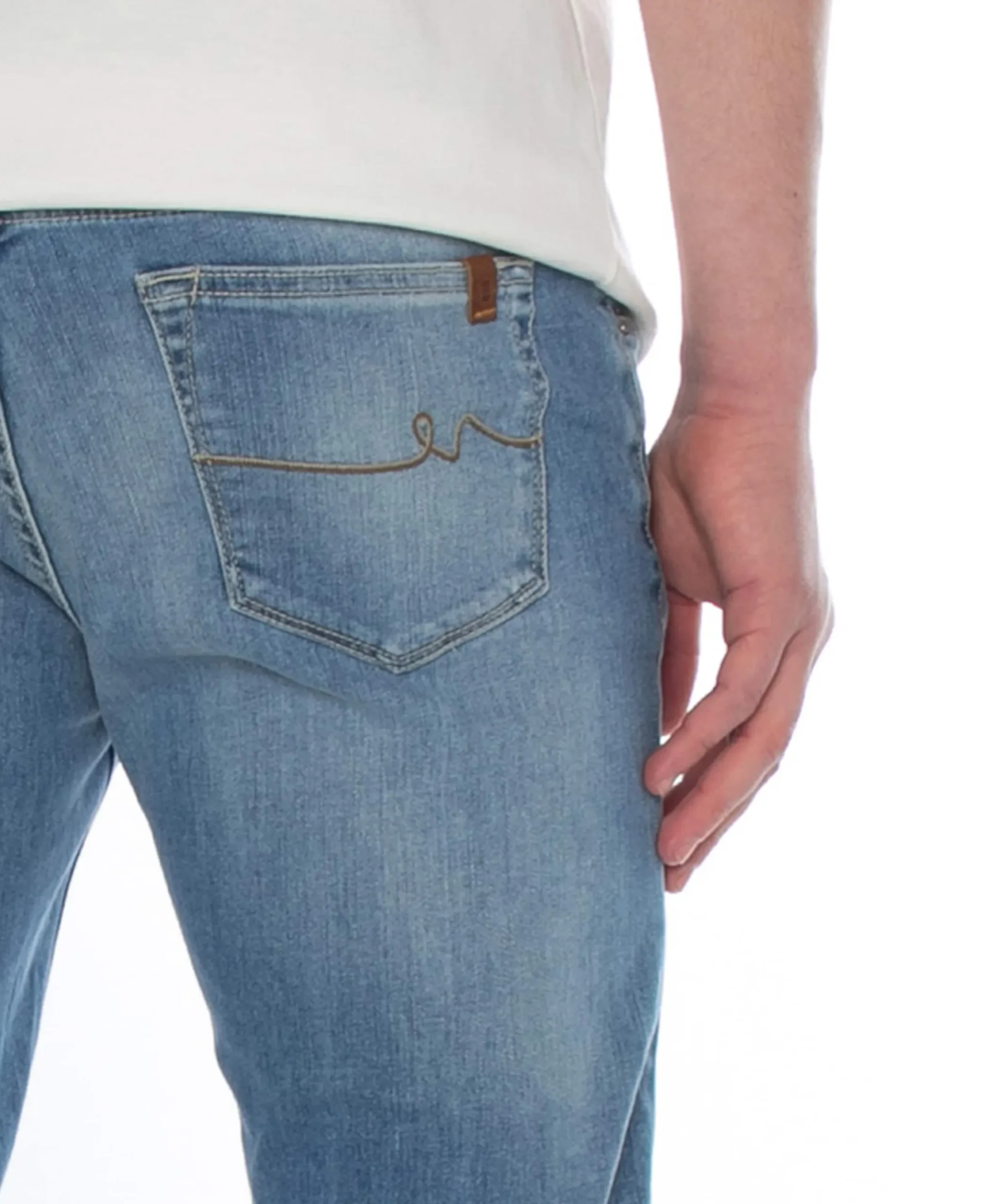 heren jeans blauw