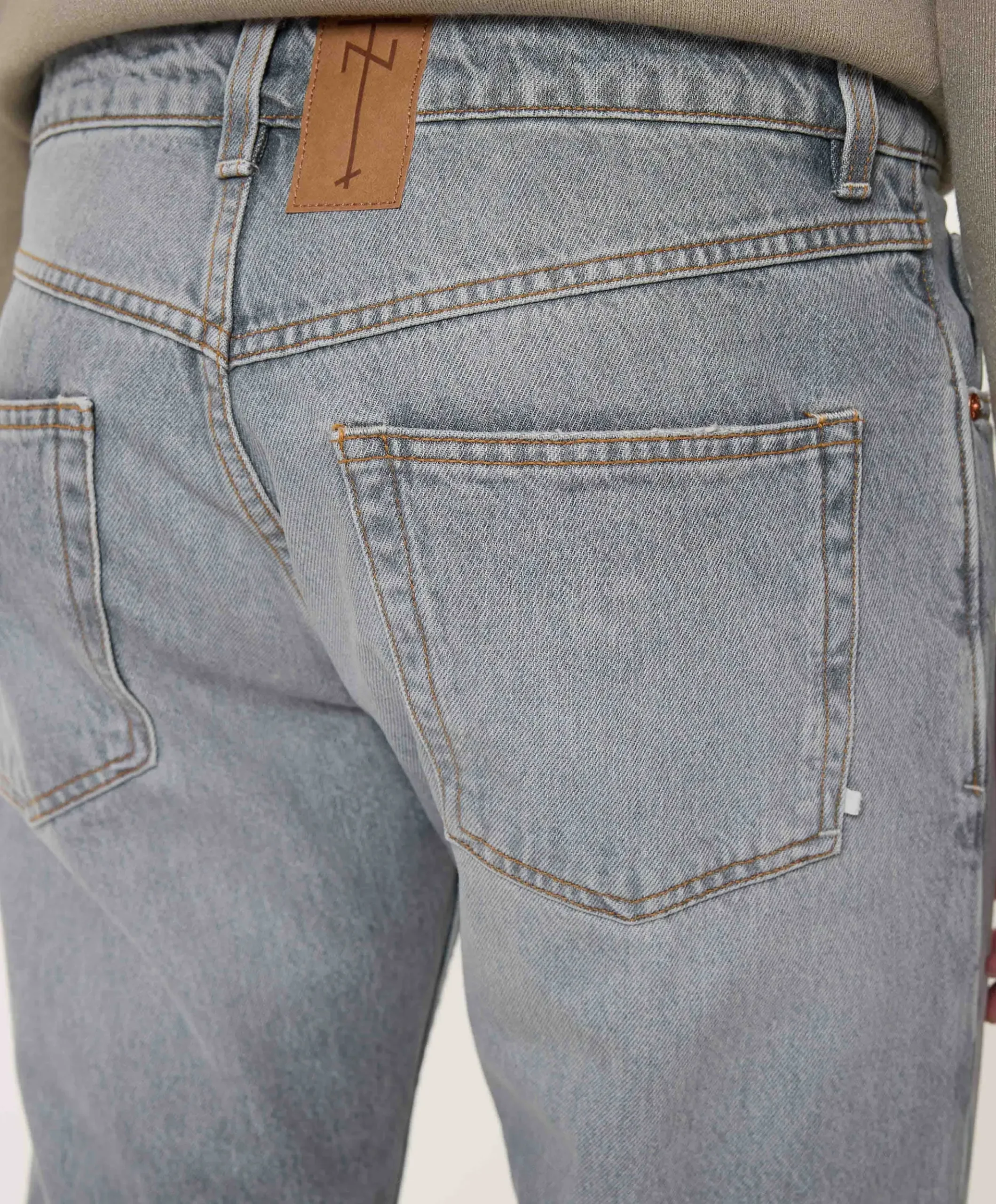 Heren jeans grijs