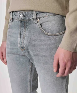 Heren jeans grijs