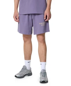 heren korte broek paars