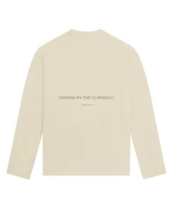 Heren longsleeve beige