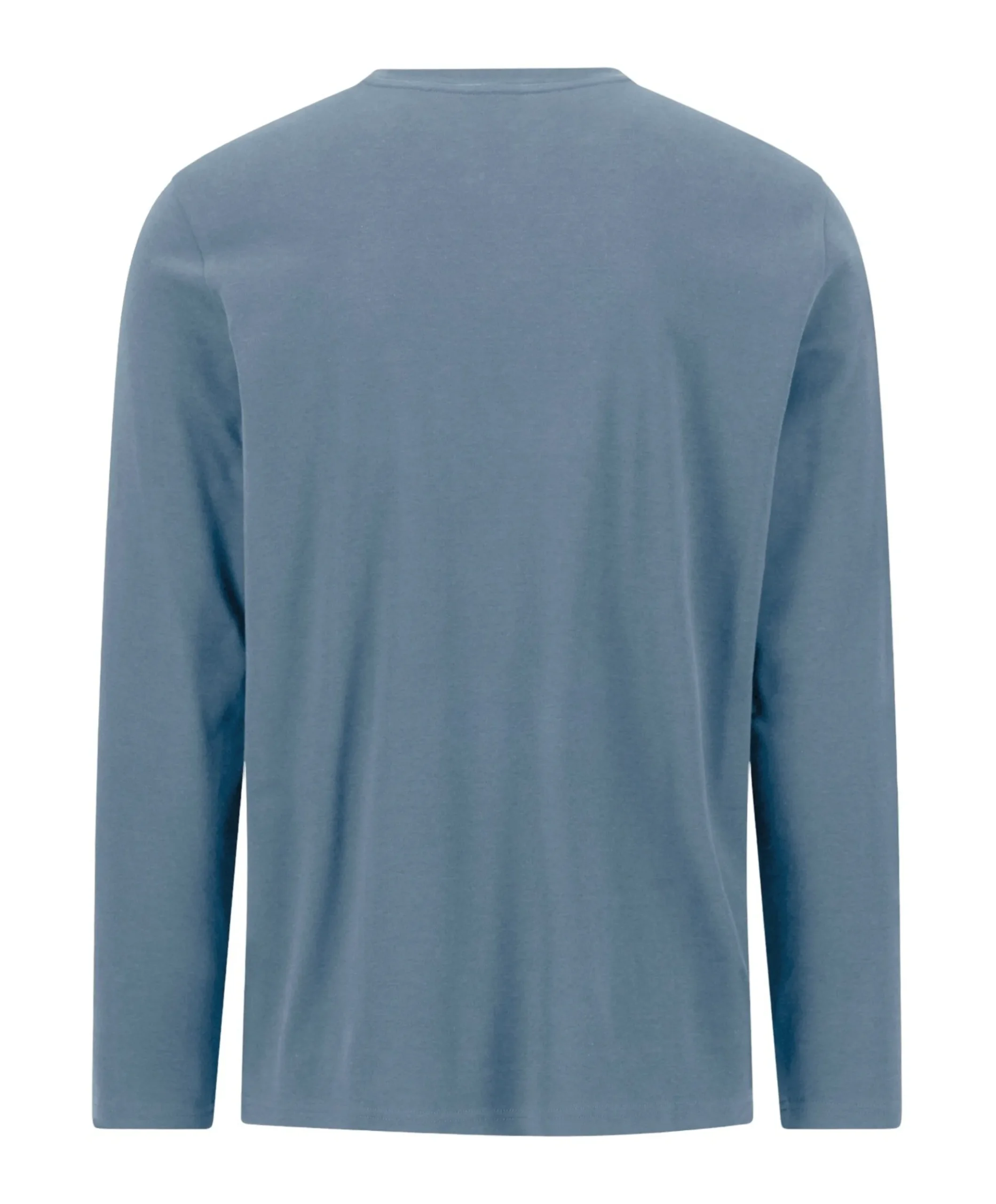 Heren longsleeve blauw