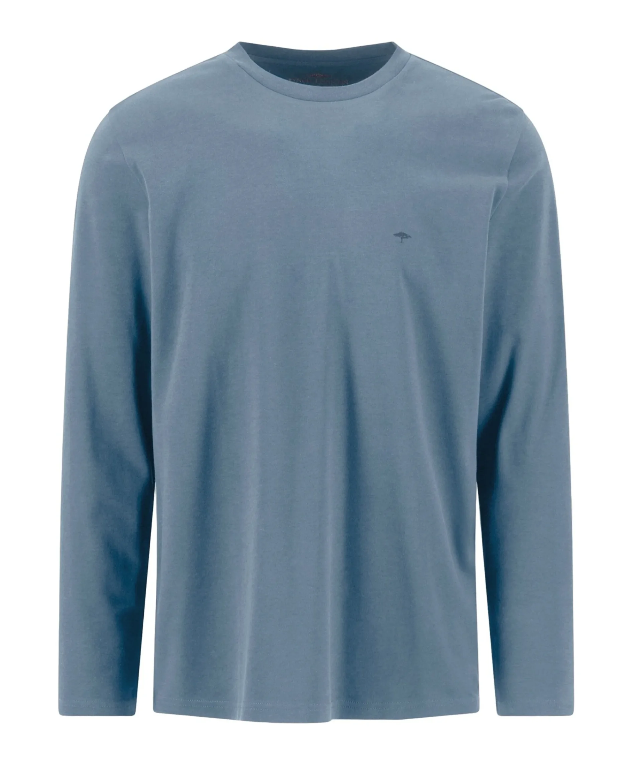 Heren longsleeve blauw