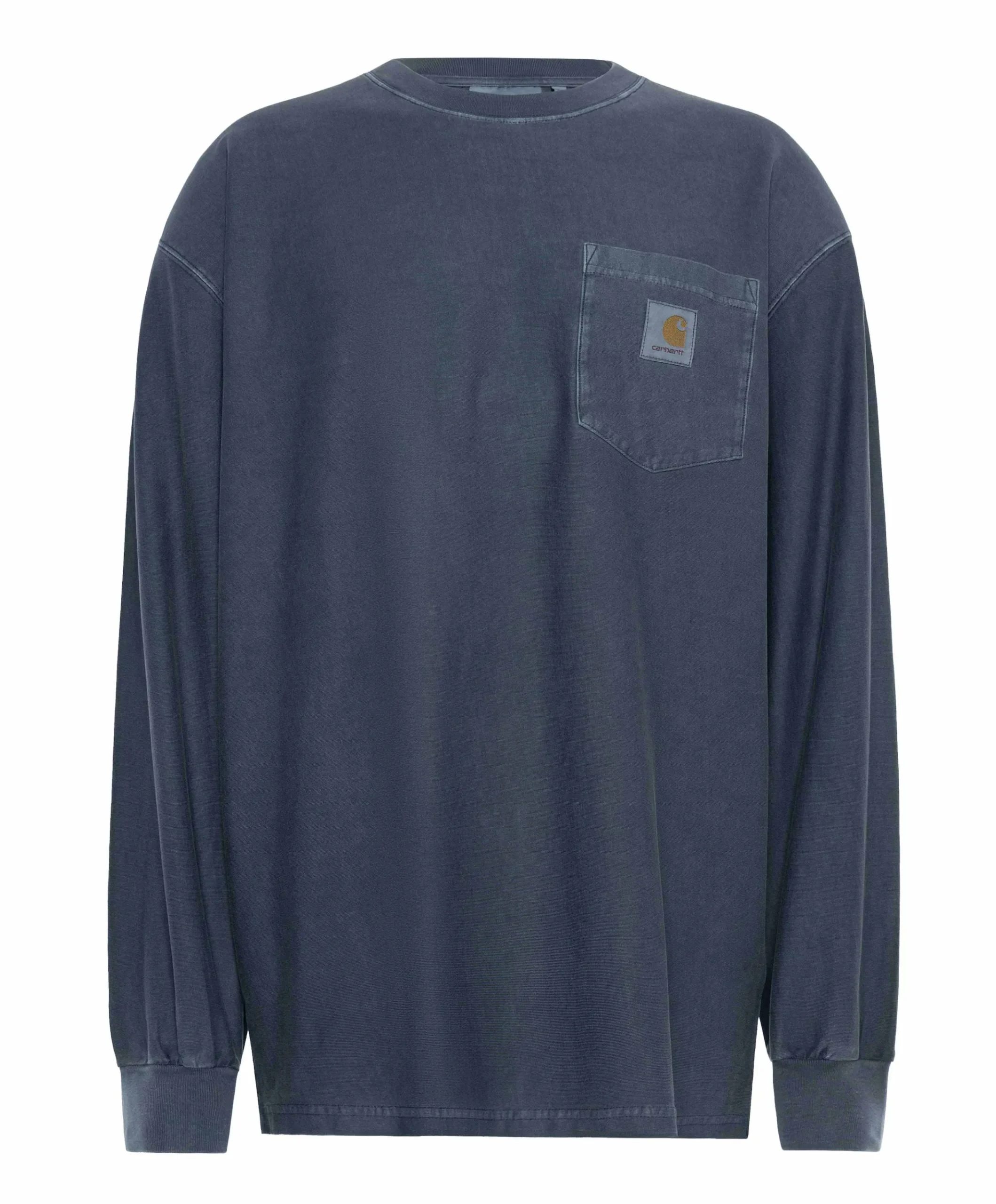 Heren longsleeve blauw
