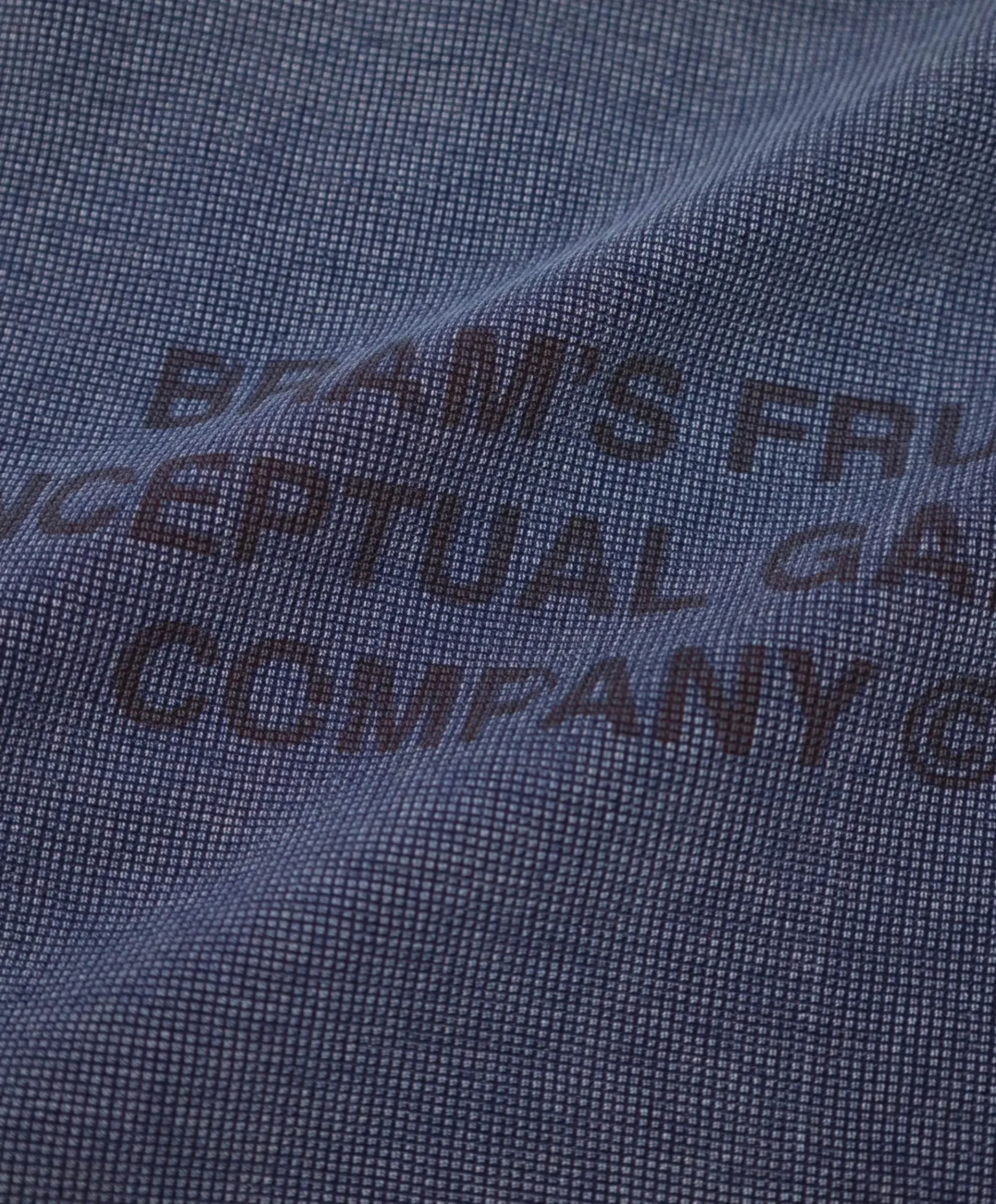 Heren longsleeve blauw