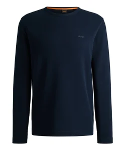 Heren longsleeve blauw