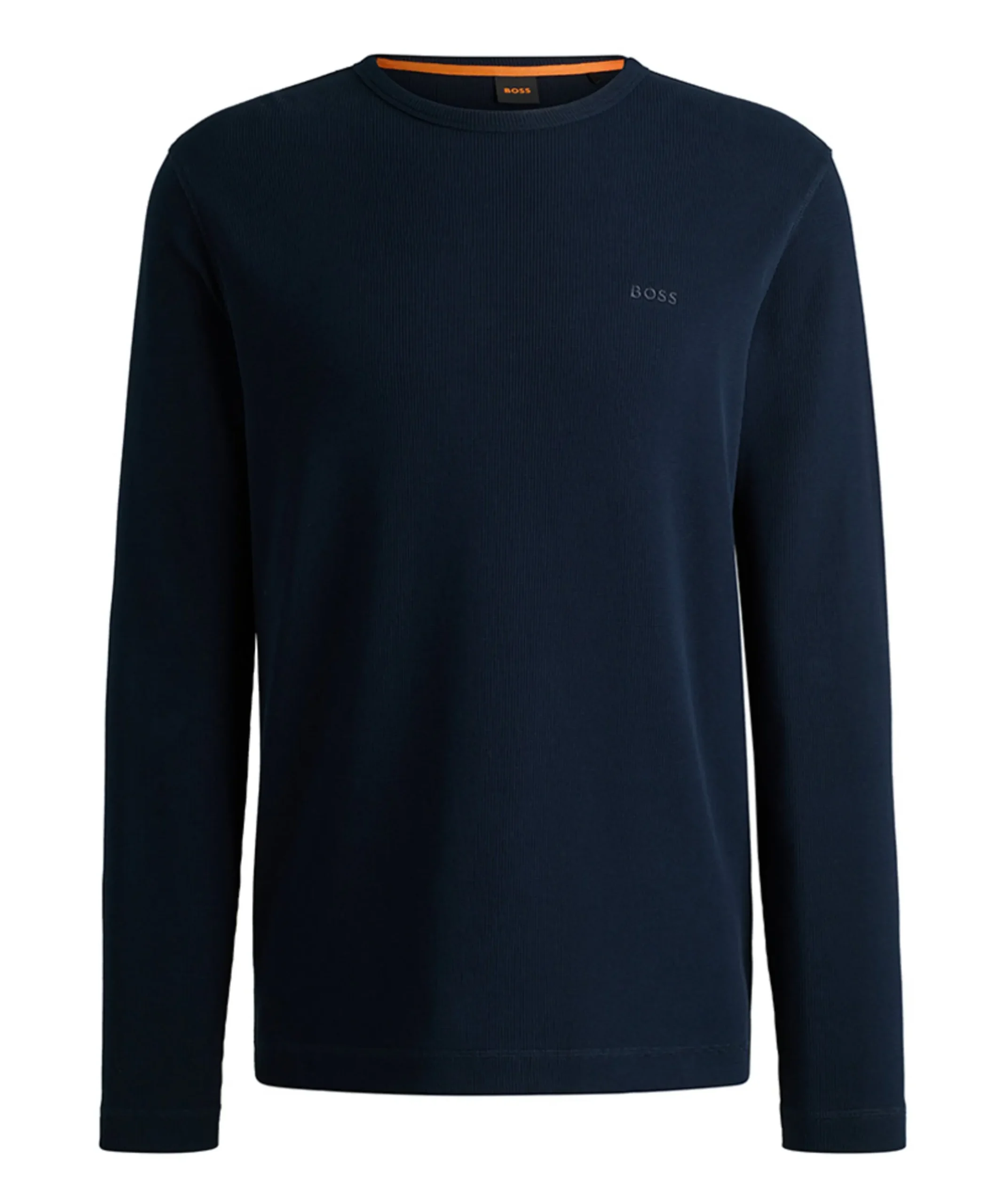 Heren longsleeve blauw