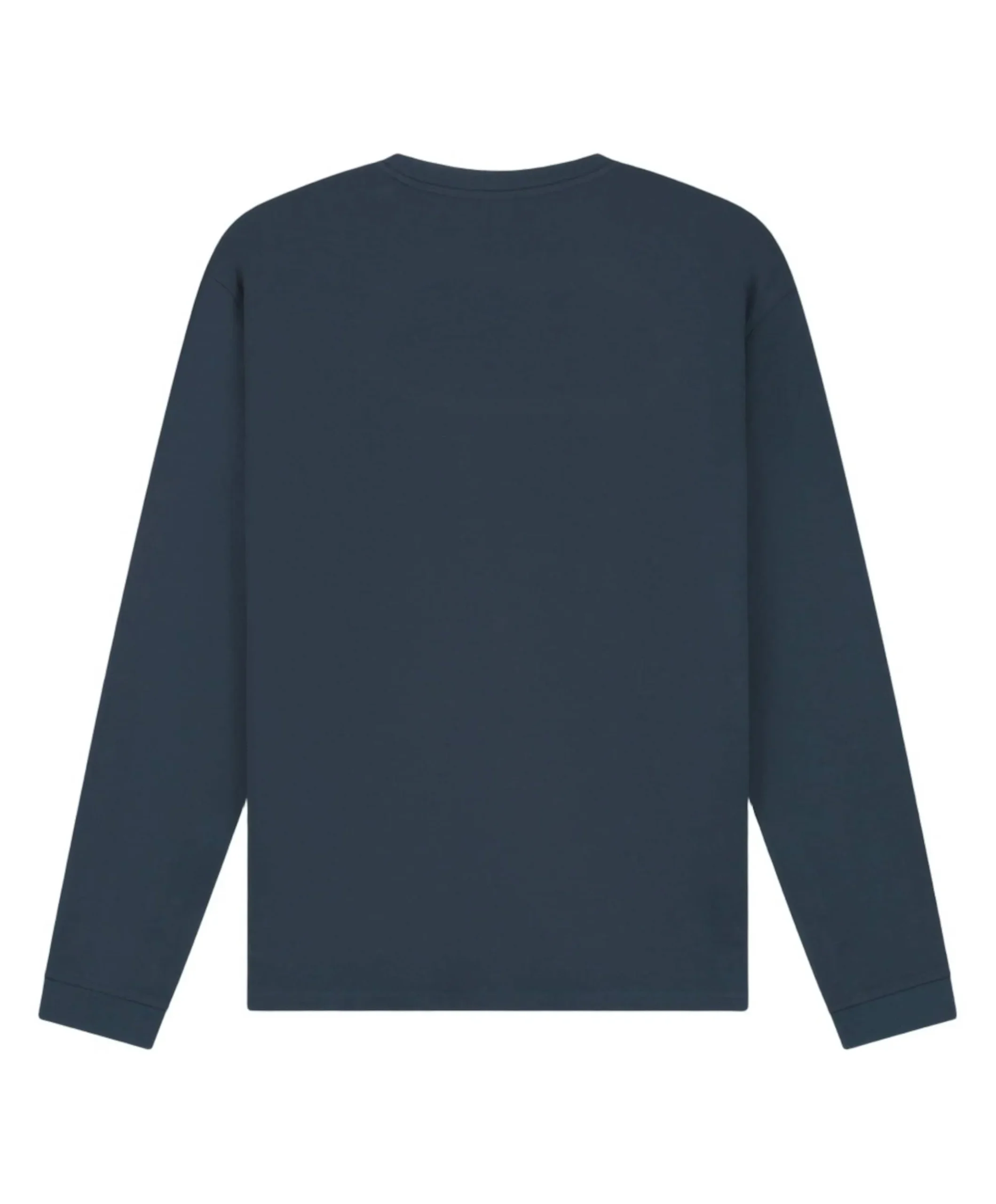 Heren longsleeve blauw
