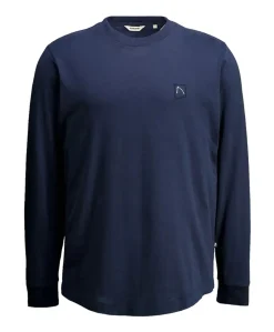 Heren longsleeve blauw