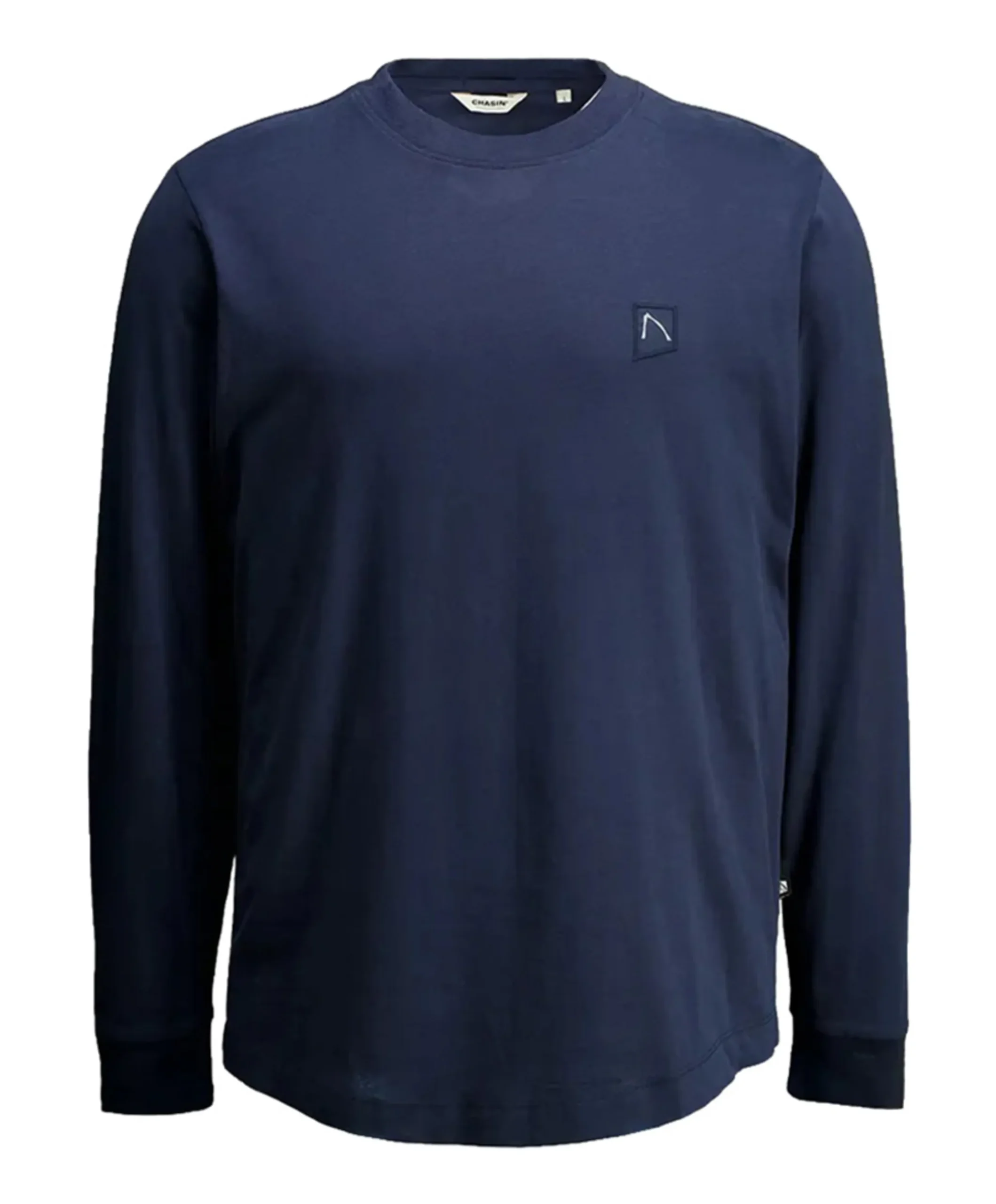 Heren longsleeve blauw