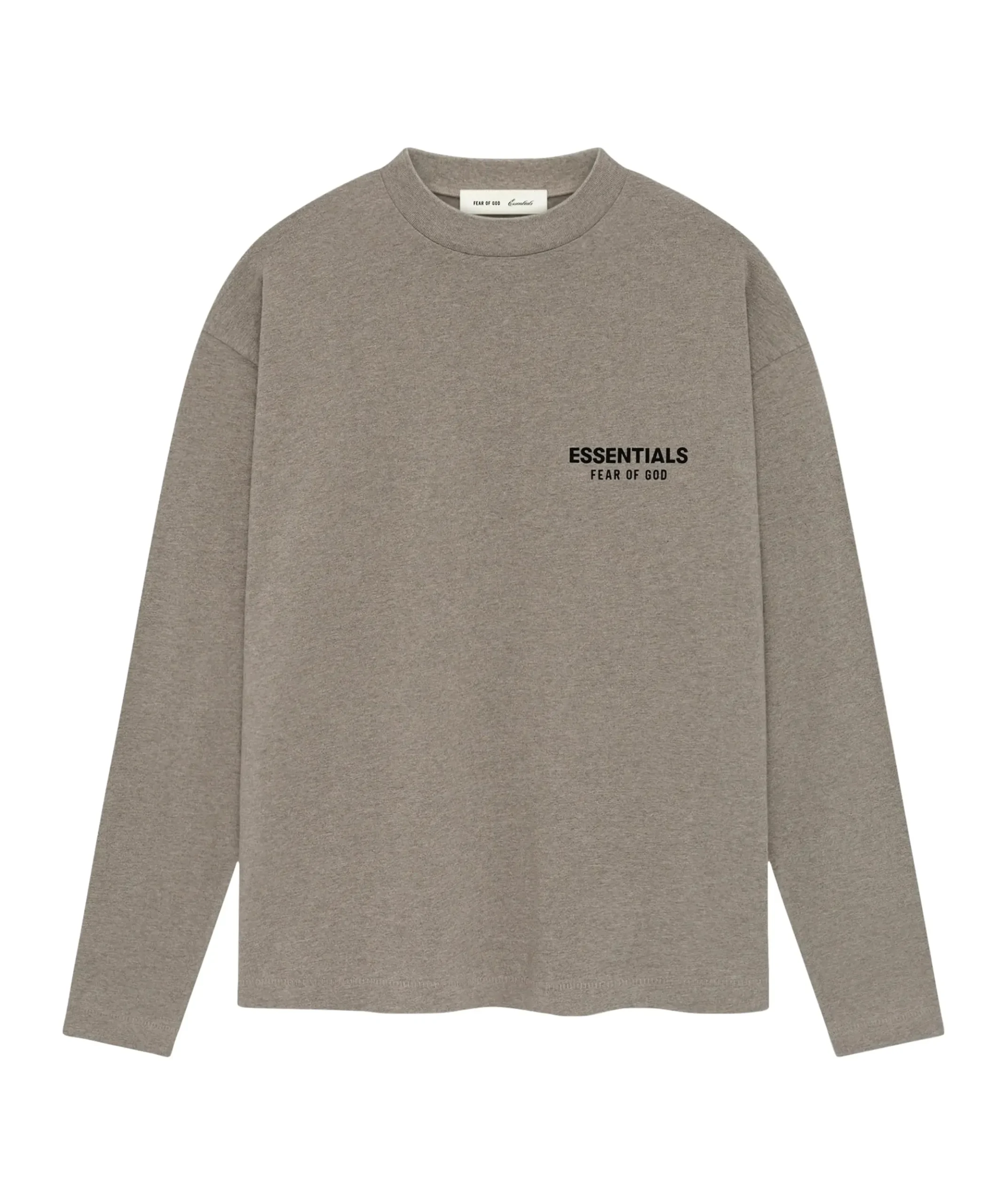 Heren longsleeve bruin