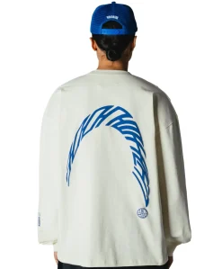 Heren longsleeve ecru