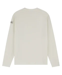 Heren longsleeve ecru