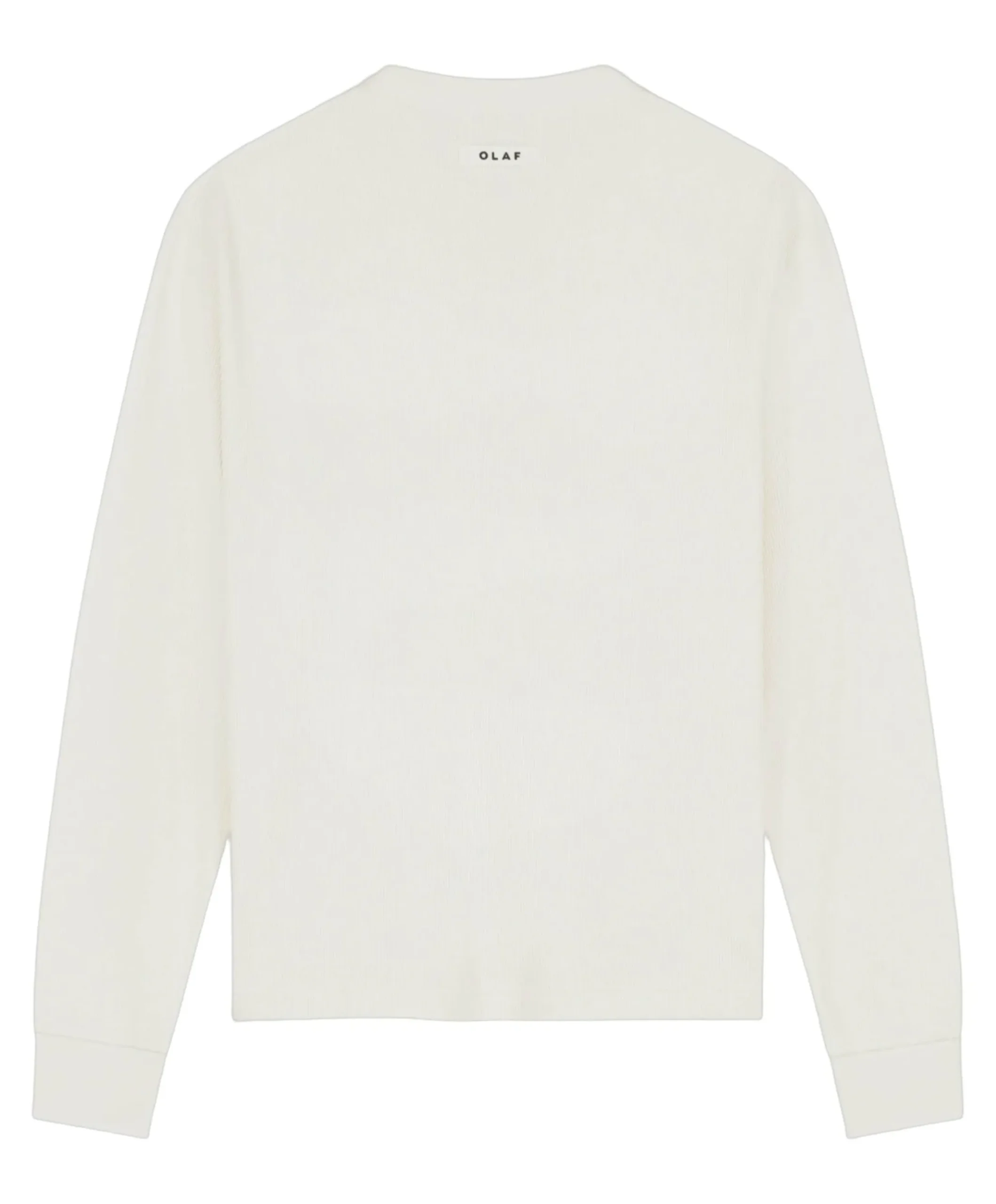 Heren longsleeve ecru