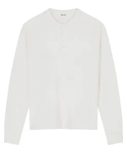 Heren longsleeve ecru