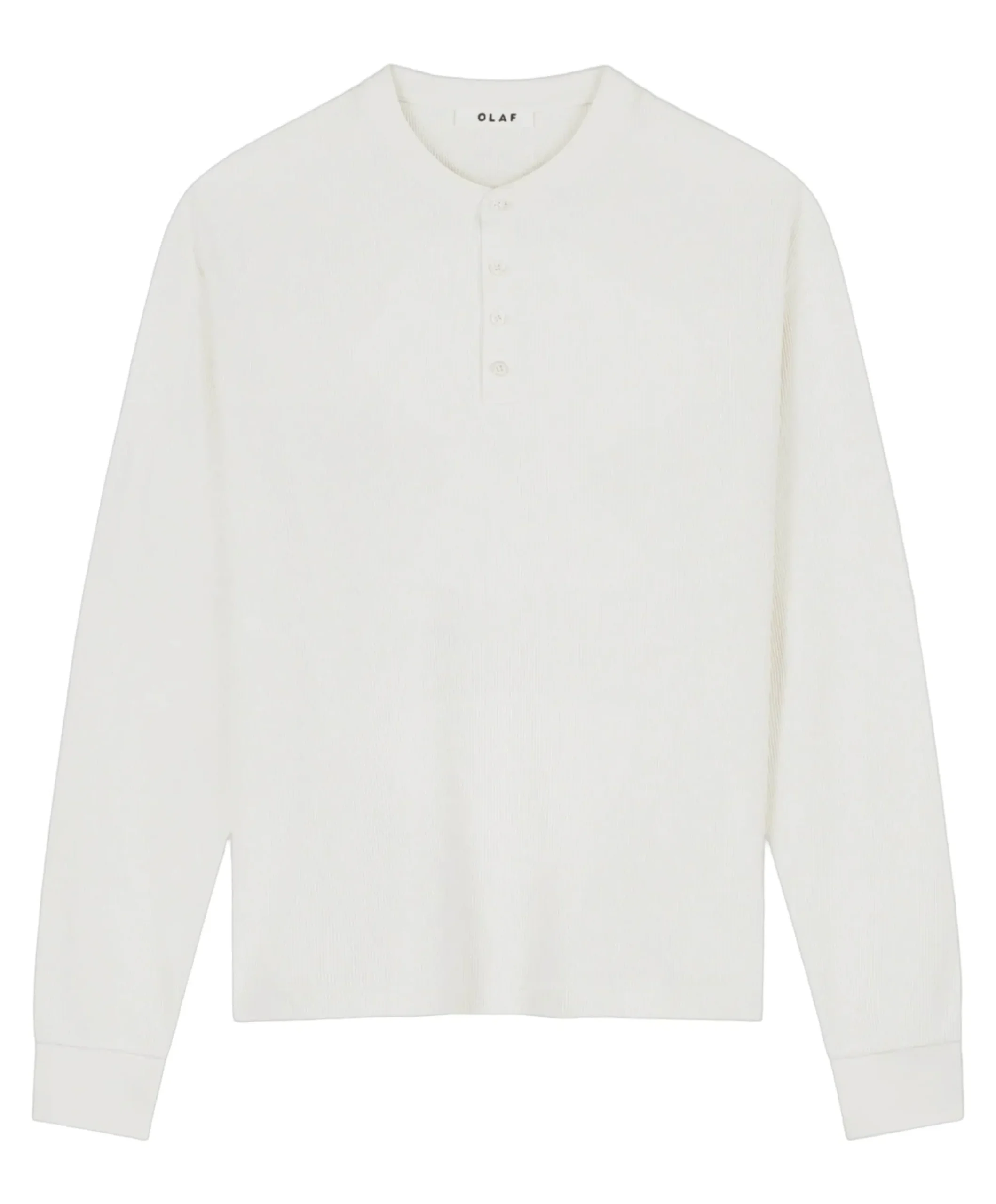 Heren longsleeve ecru