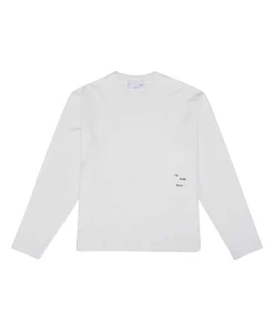 Heren longsleeve ecru