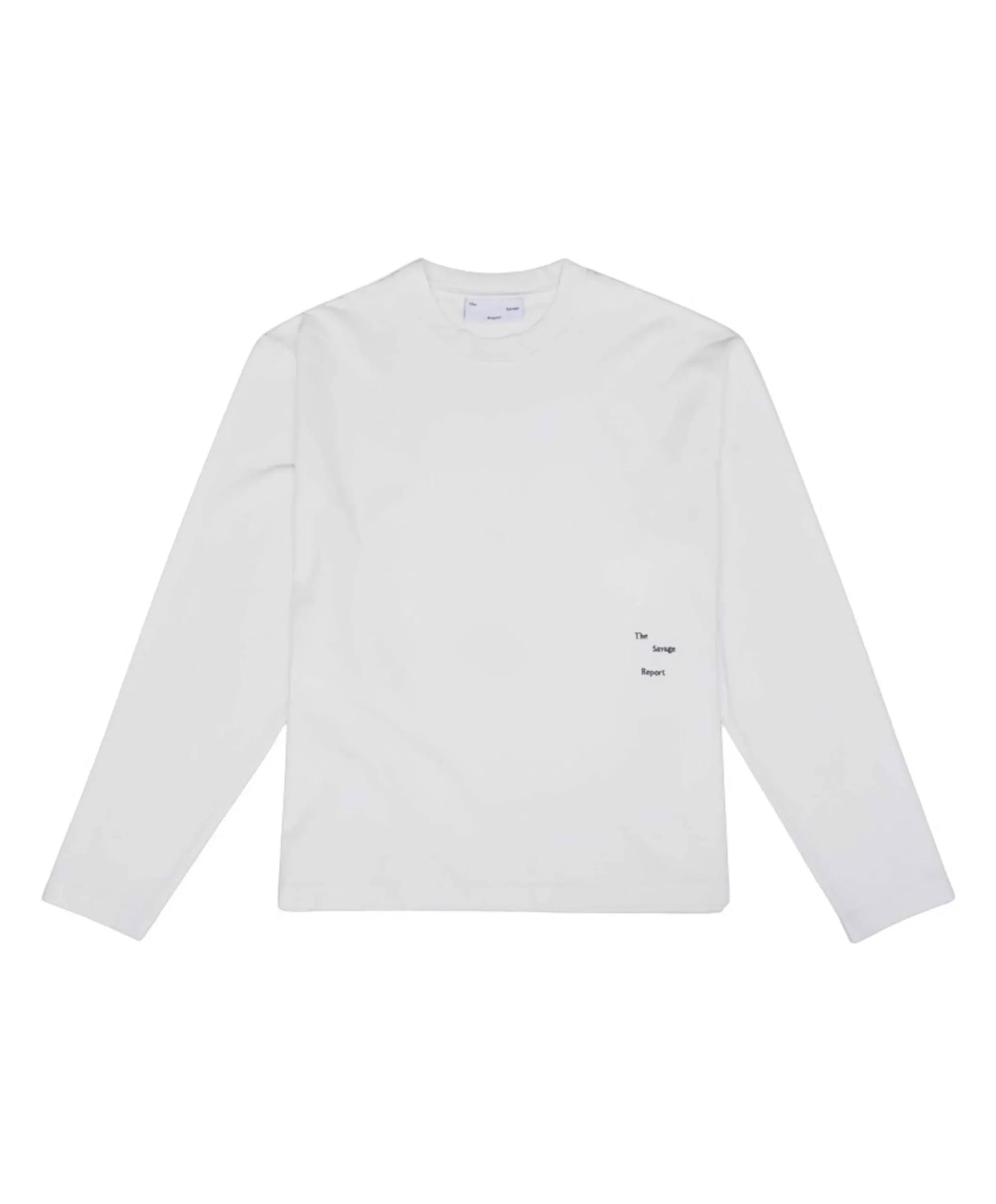 Heren longsleeve ecru