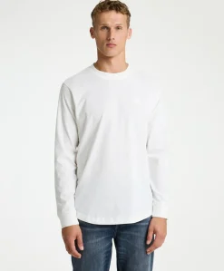 Heren longsleeve ecru