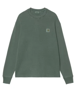 Heren longsleeve groen