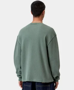 Heren longsleeve groen