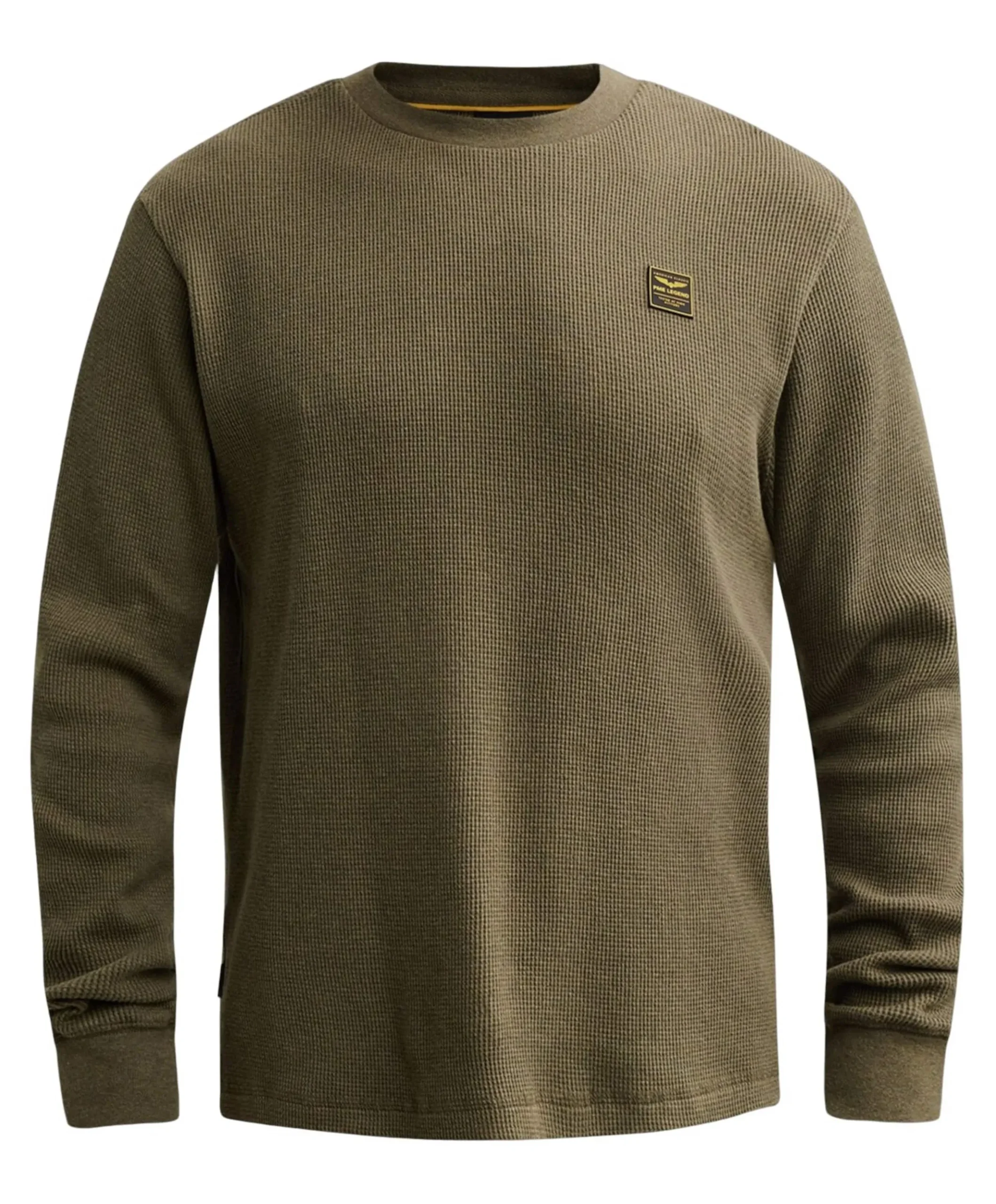Heren longsleeve groen