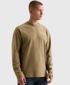 Heren longsleeve groen