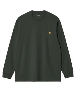 Heren longsleeve groen