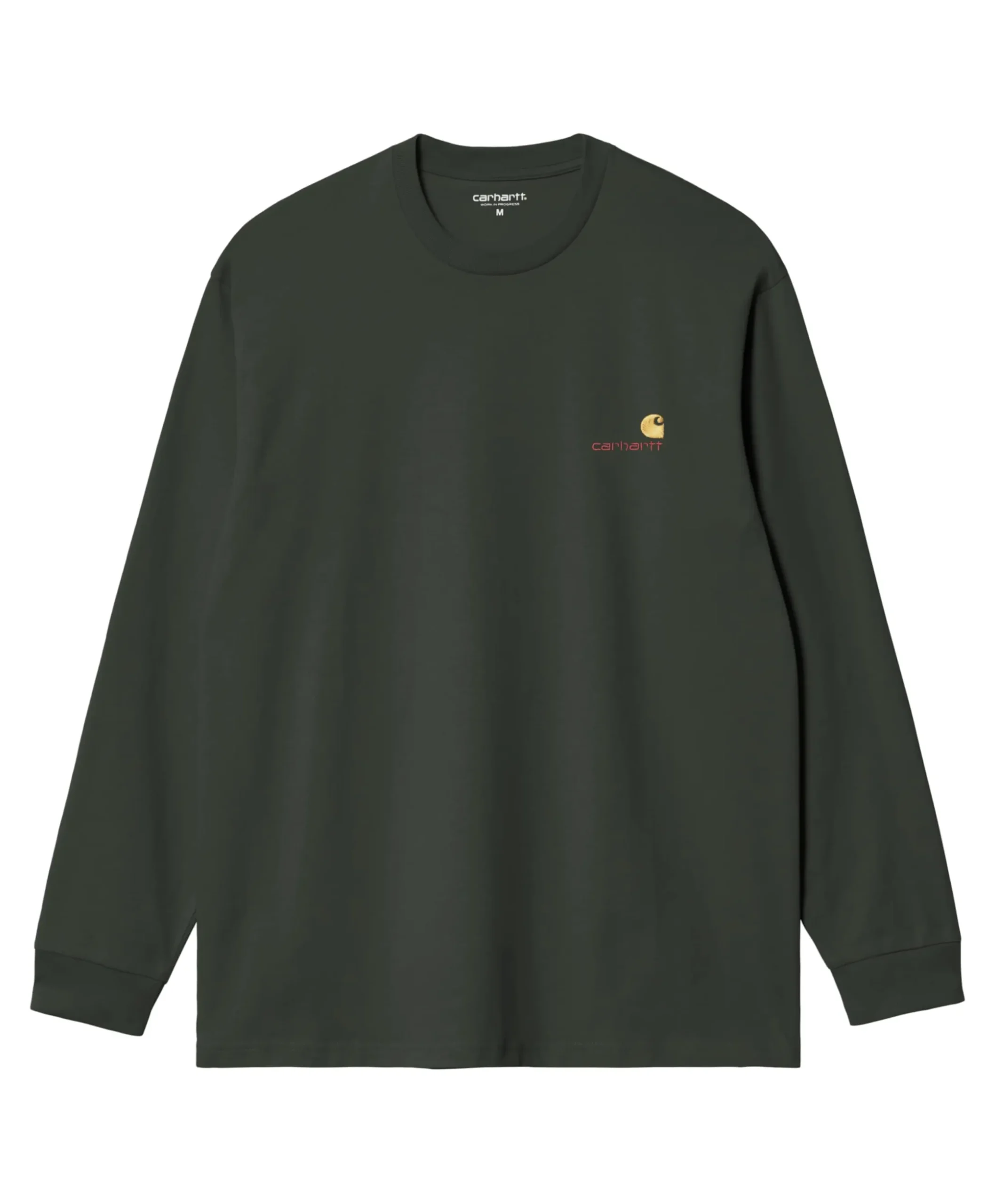Heren longsleeve groen