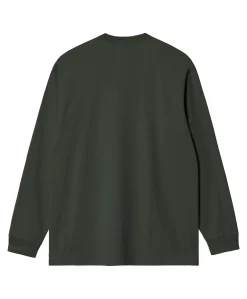Heren longsleeve groen