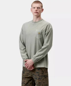 Heren longsleeve groen