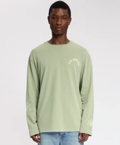Heren longsleeve groen