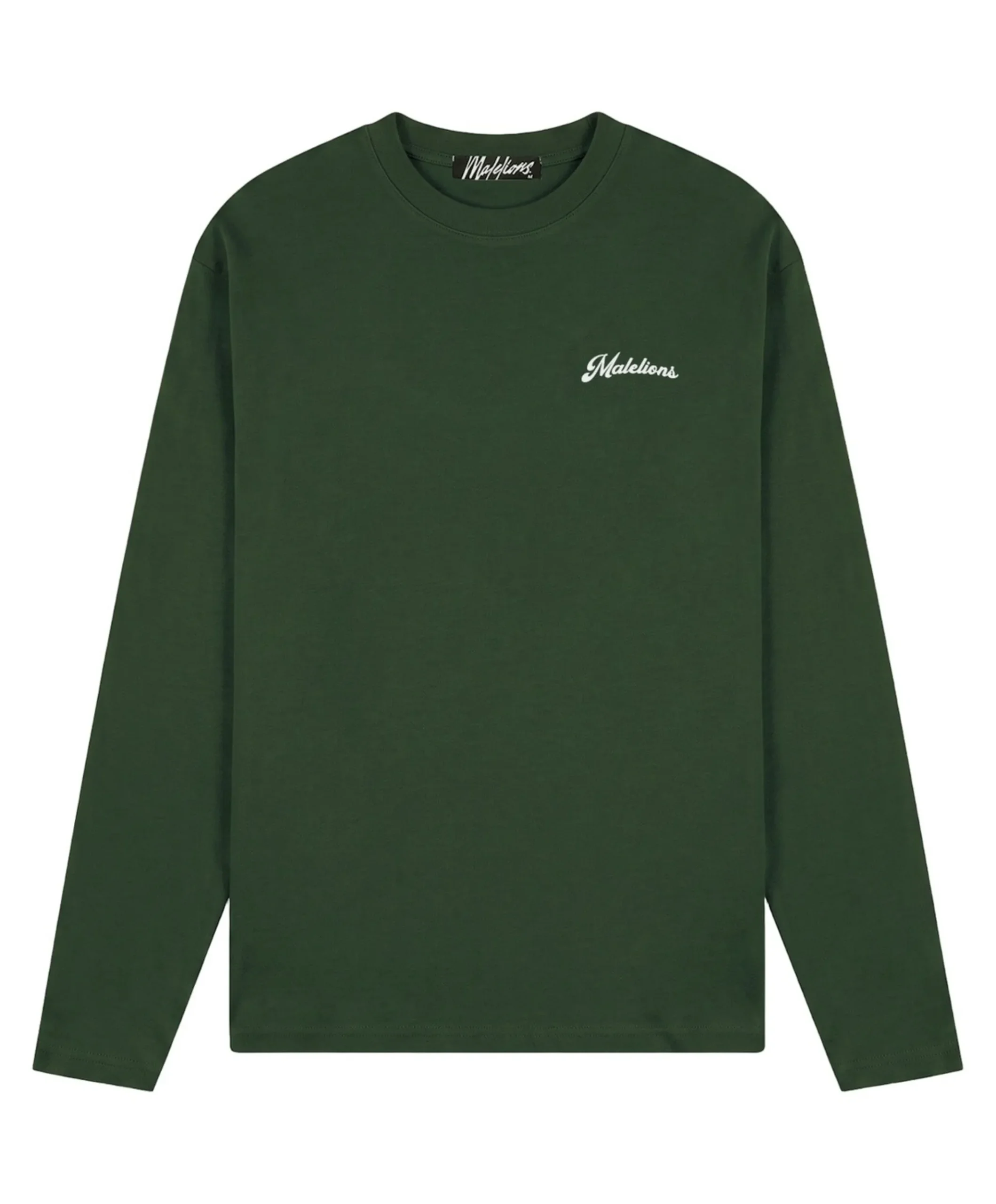 Heren longsleeve groen