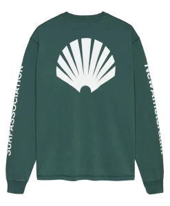 Heren longsleeve groen