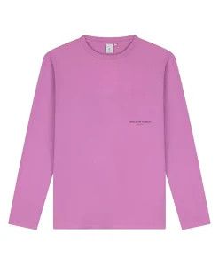 Heren longsleeve paars