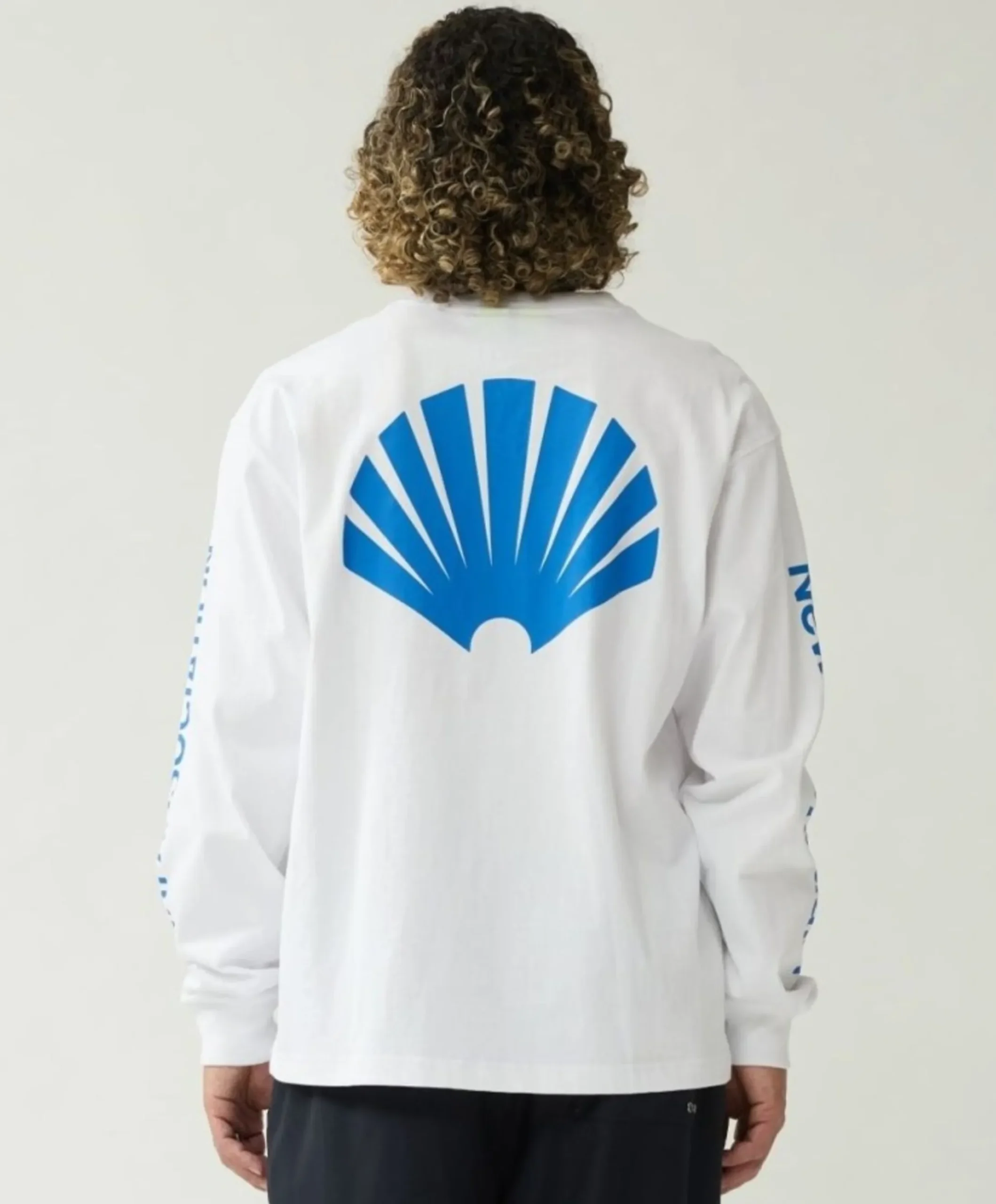 Heren longsleeve wit