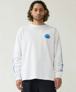 Heren longsleeve wit