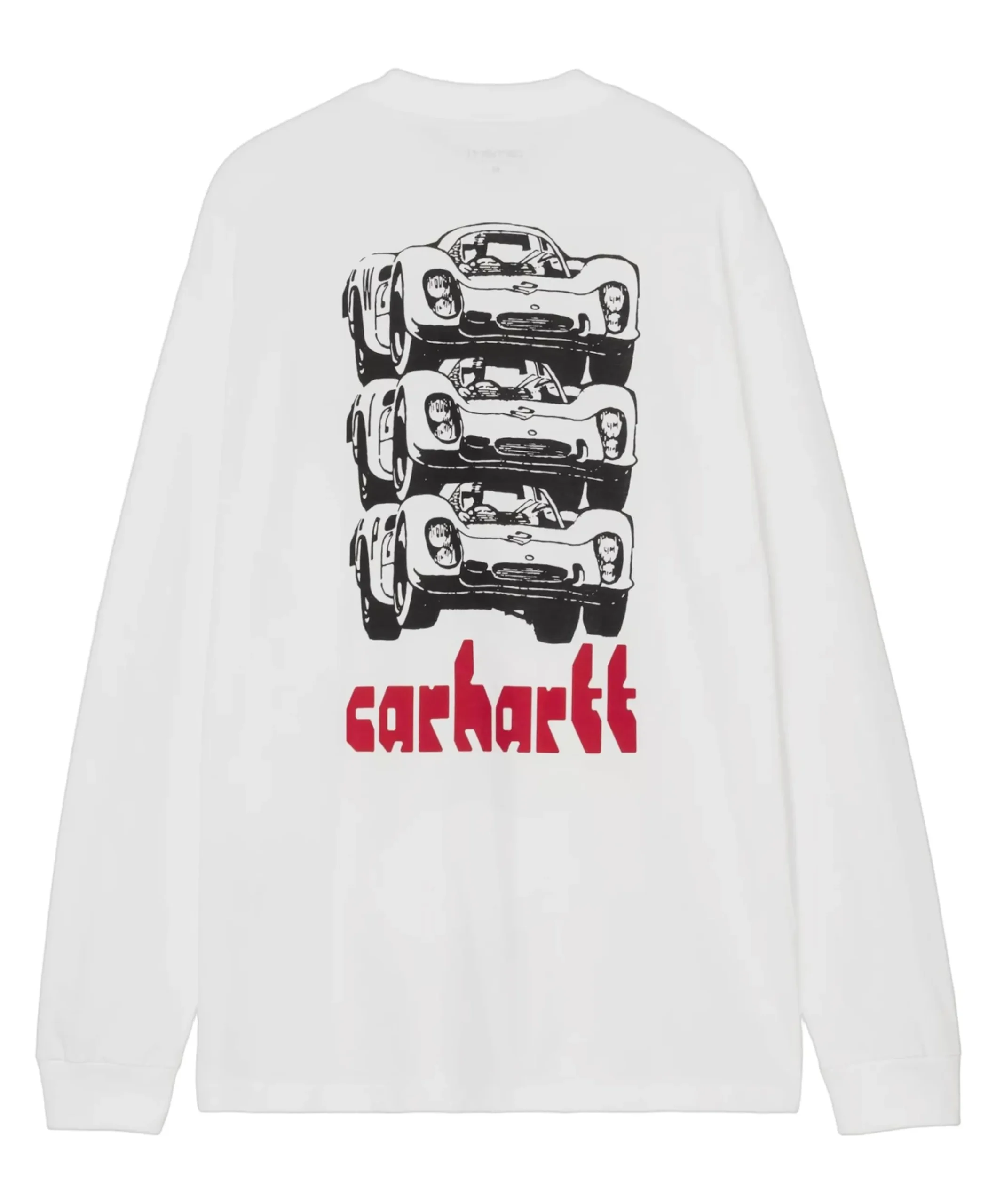 Heren longsleeve wit