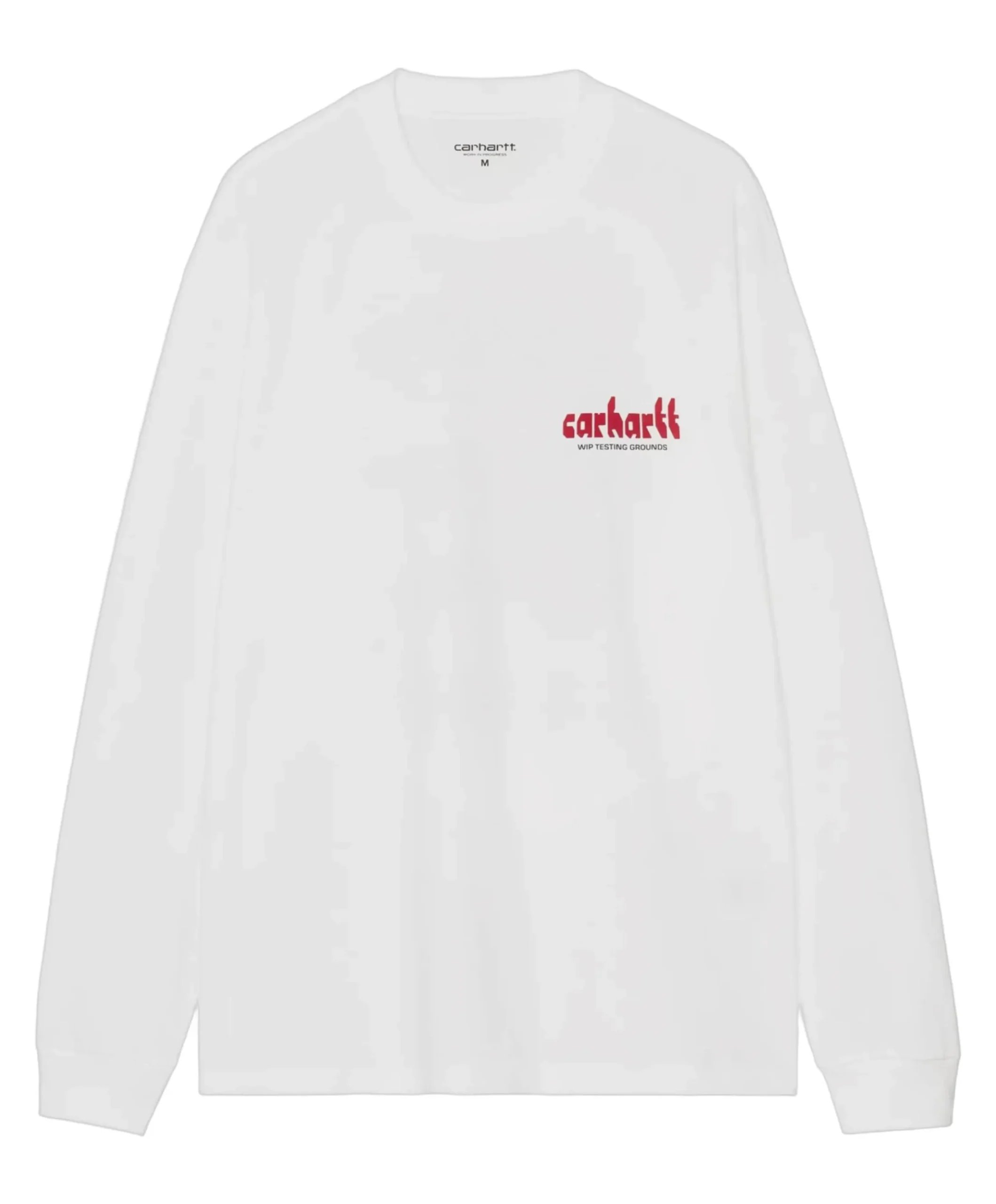 Heren longsleeve wit