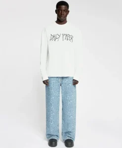 Heren longsleeve wit