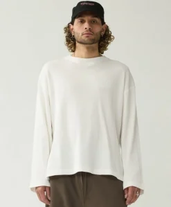 Heren longsleeve wit