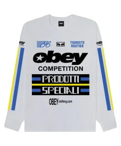 Heren longsleeve wit