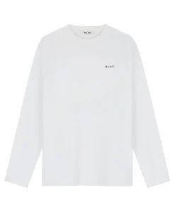 Heren longsleeve wit