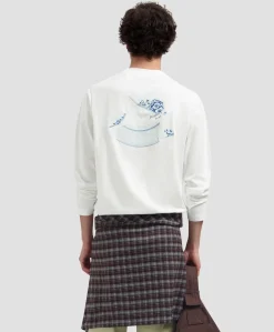 Heren longsleeve wit