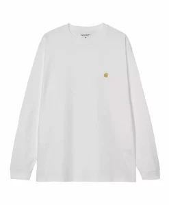 Heren longsleeve wit