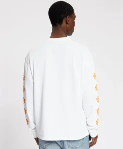 Heren longsleeve wit