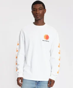 Heren longsleeve wit